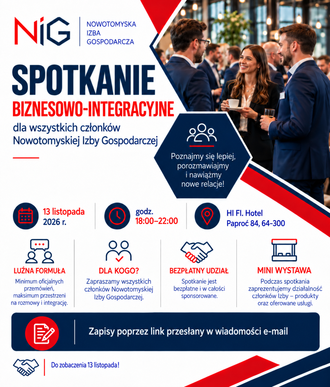 Spotkanie biznesowo-integracyjne członków Nowotomyskiej Izby Gospodarczej